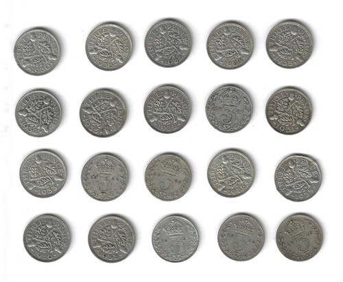 George 5th coins - 5th, 1920