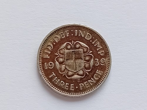 Rarer 1939 silver - 1939, threepence