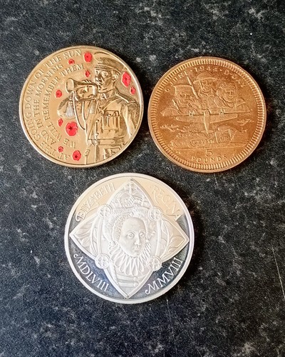 Job lot 5 commemorative - 3, x