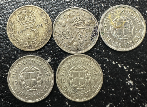 Great britain threepence - threepence, (3d)