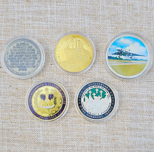 British commemorative coin - 5,