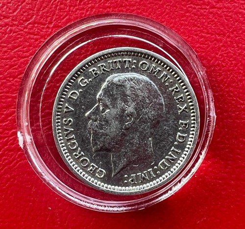 1935 king george silver 3d - 1935,