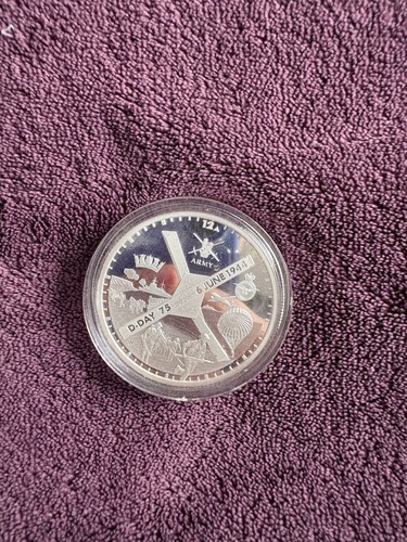 Day 75th anniversary silver - d-day,