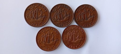 Qell half pennies - half,