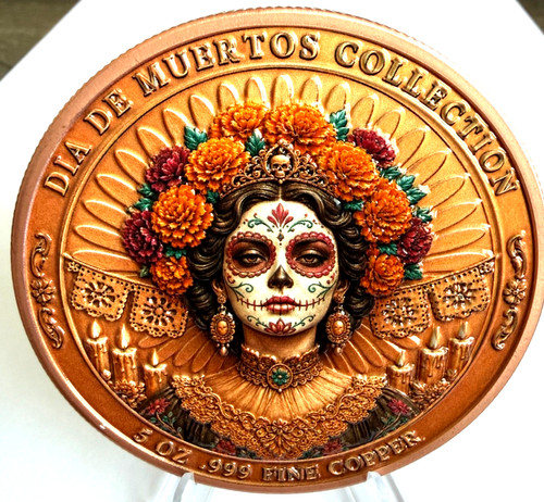 High relief 3d copper - 5, oz