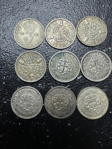 Great britain threepence - threepence, (3d)