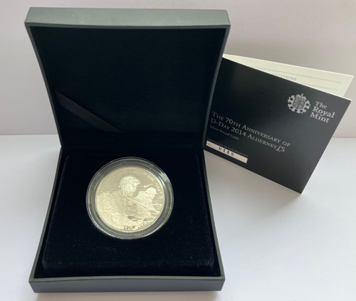 Alderney silver proof - alderney, coin