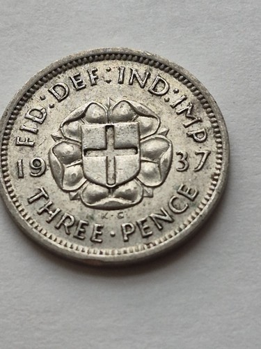1937 king george threepence - george, vi