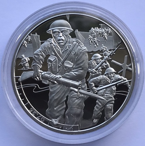 2019 proof coin - £5, d-day