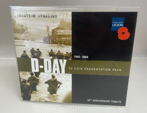 Coin day 60th - £5, d-day